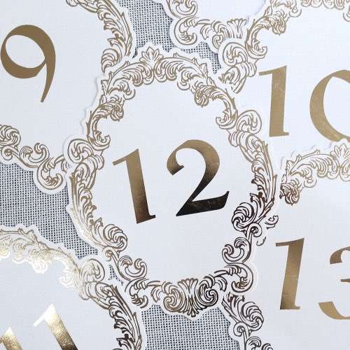 Foil Printing Table Card Wedding Supplies Customized 